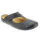 Meredith Open Back Clog in Crinkled Leather - Comfort Plus