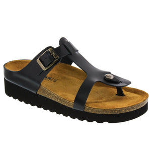 Sanosan 510127-463559-38 SANOSAN Thong Sandal Sample Sale - SAVE $$$ - Group 2 EU-38 / Zara / Midnight