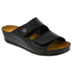 Sanosan 510179-9361-38 SANOSAN Slide Open Back Sandal Sample Sale - SAVE $$$ - Group 1 Marina / Black Perf / EU-38