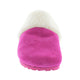 Fluffy Suede Clog with Shearling - Comfort Plus