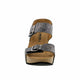Vera Foil Leather Fashion Sandal - Classic Comfort