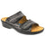 Lucille Woven Leather Slide In Sandal with removable Sietelunas Insole