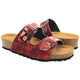 Sanosan 551026-red-40 SANOSAN Slide Open Back Sandal Sample Sale - SAVE $$$ - Group 1 Arline / Red Print / EU-40