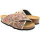 Sanosan Liz_brown-40 SANOSAN Slide Open Back Sandal Sample Sale - SAVE $$$ - Group 1 Liz / Brown Emroidery / EU-38